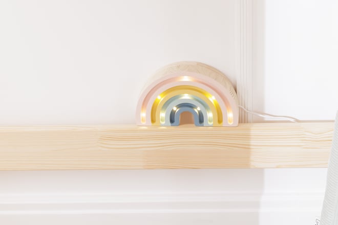 Lâmpada LED Mini Arco-íris Retro