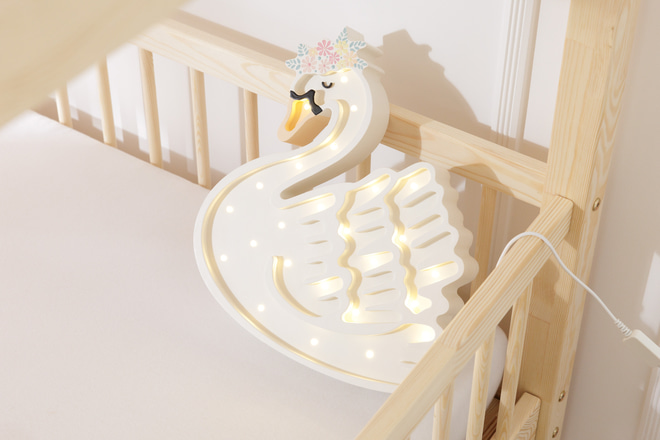 Lampa Little Lights Labuť LED