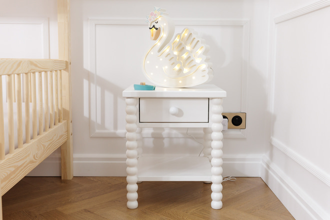 Lampa Little Lights Labuť LED