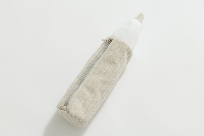 Astuccio in Velluto a Coste Off White