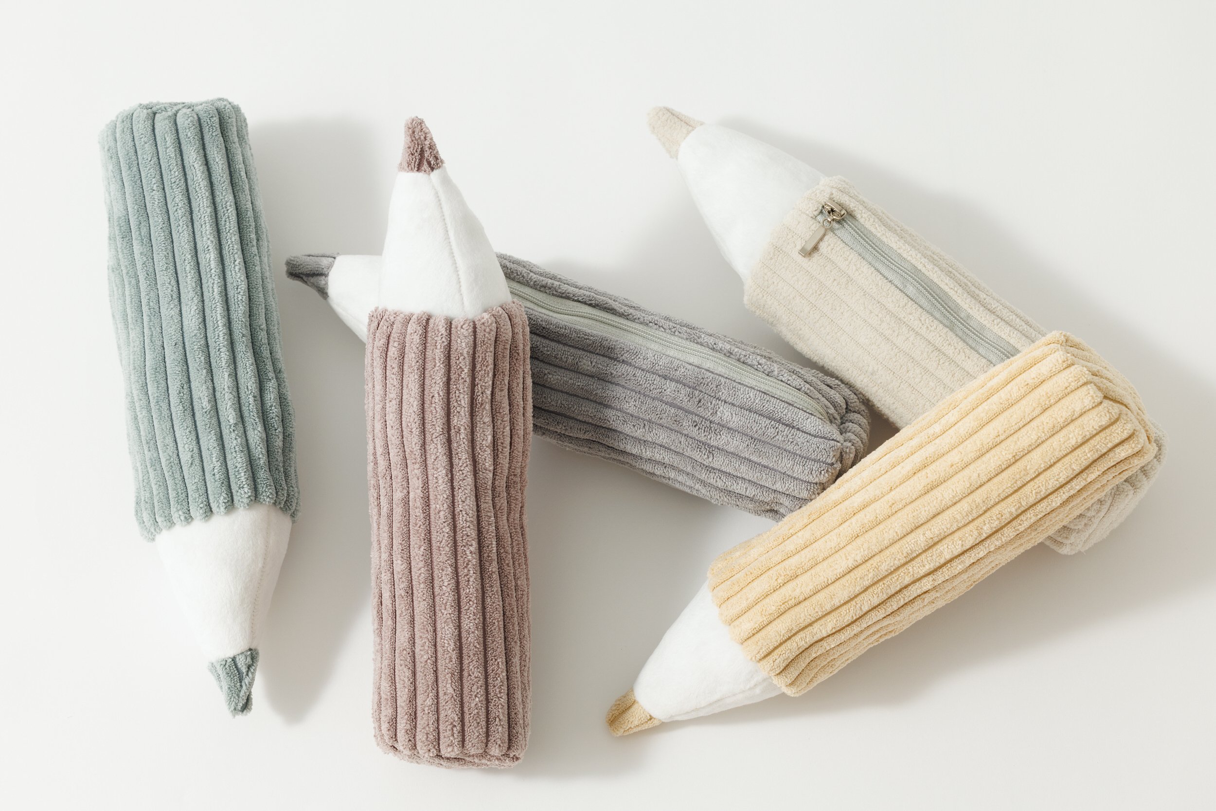 Blueberry Grey Corduroy Pencil Case Blueberry Grey Corduroy Pencil Case