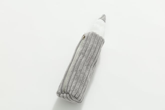 Astuccio in Velluto a Coste Off White