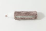 Astuccio in Velluto a Coste Grigio Mirtillo