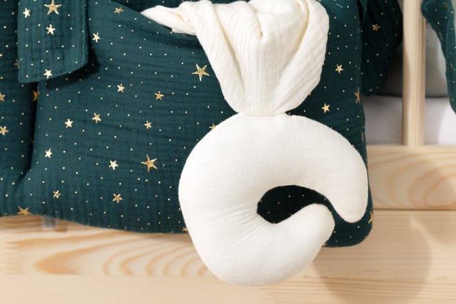 Schmusetuch Mond - Creme