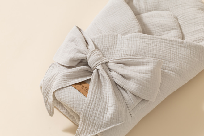 Sacco Nanna Avvolgente in Mussola- Beige