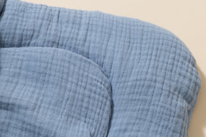 Babyschlafsack aus Musselin - Blau