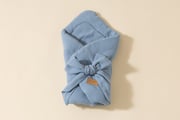 Babyschlafsack aus Musselin - Blau