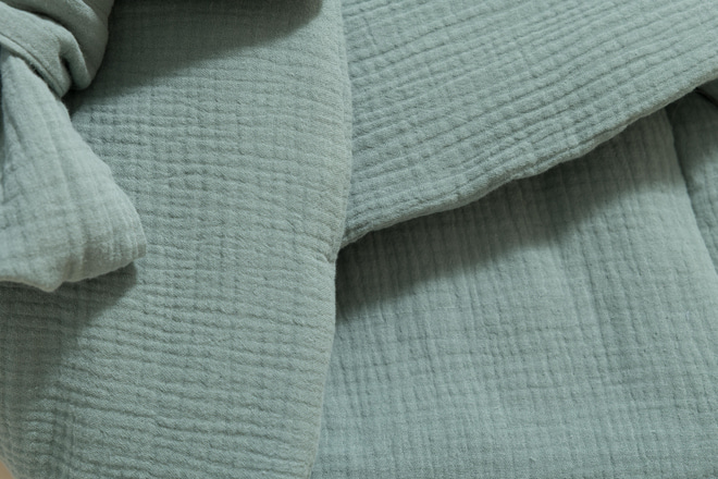 Olive Muslin Swaddle