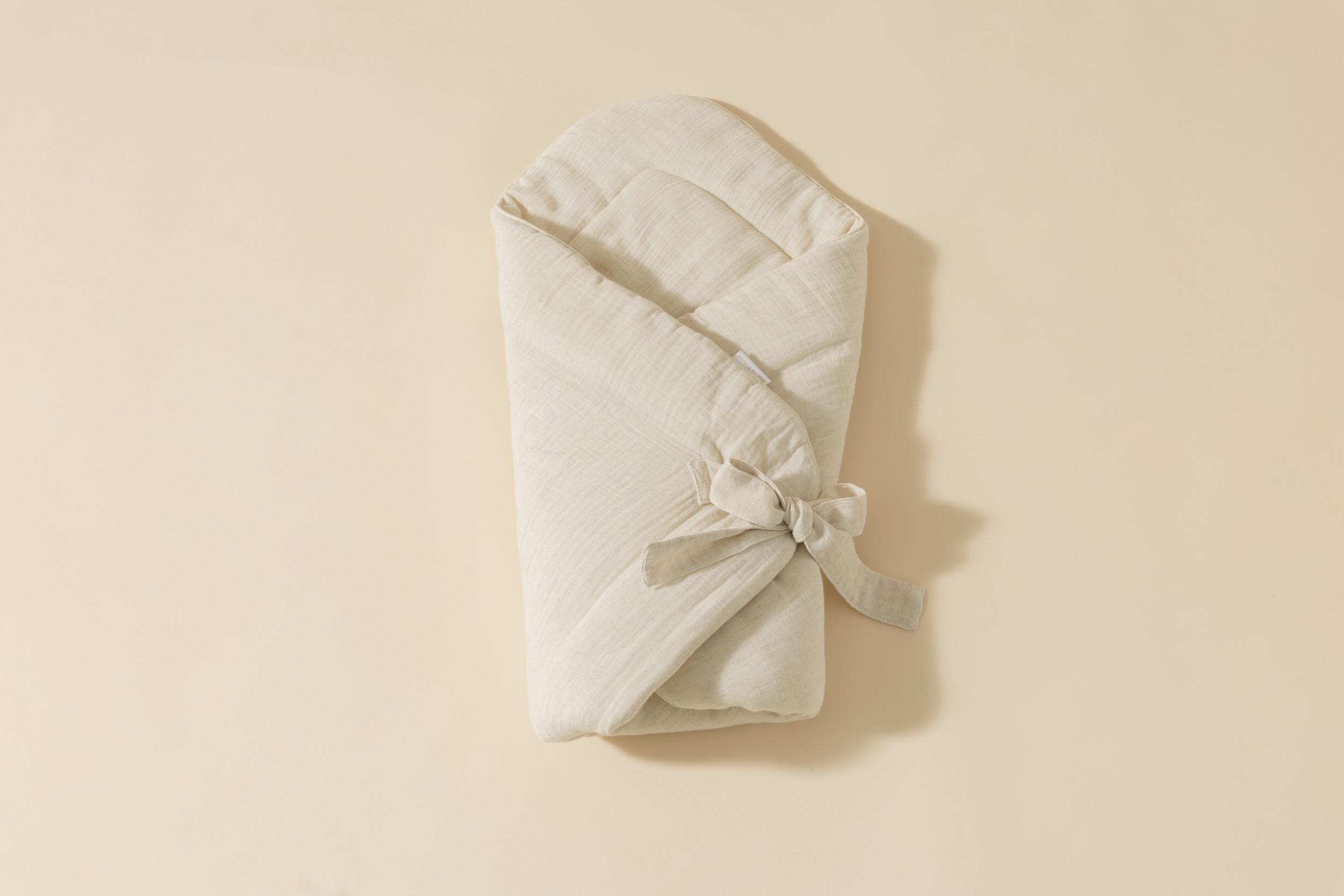 Mon Lit Cabane - - Gigoteuse d'Emmaillotage en Lin et Mousseline - Naturel - Naturel