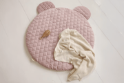 Velvet Bear Mat - Pink