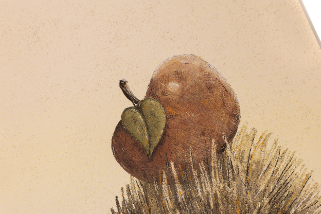 Affiche Hérisson et Pomme