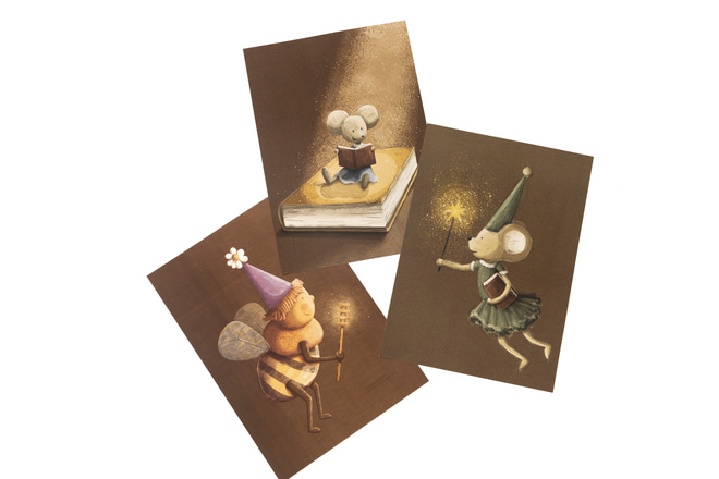 Affiche Souris et Livres