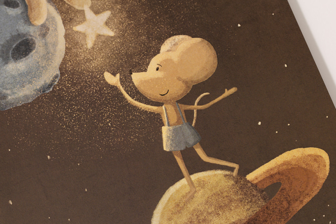 Space Friends Poster