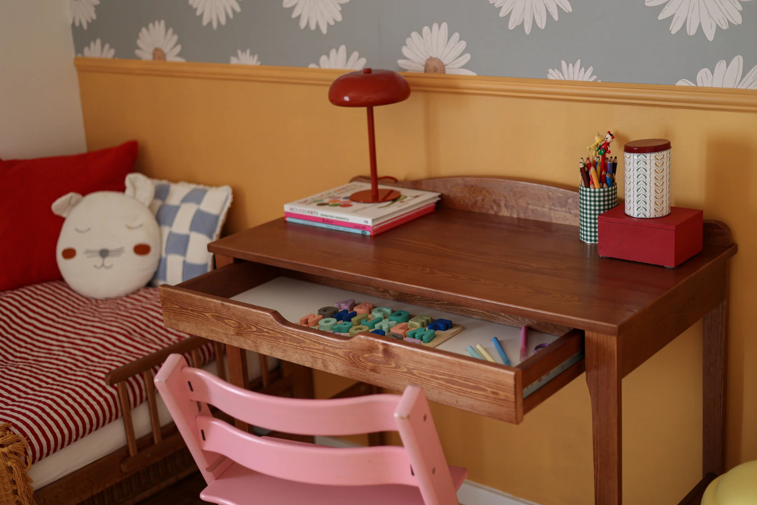 Schreibtisch mit Schublade Stella - Vintage Schreibtisch mit Schublade Stella - Vintage