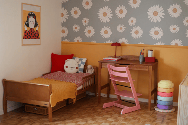 Scrivania con cassetto Stella - Vintage