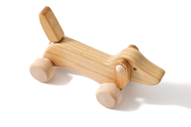 Giocattolo in legno - Bassotto