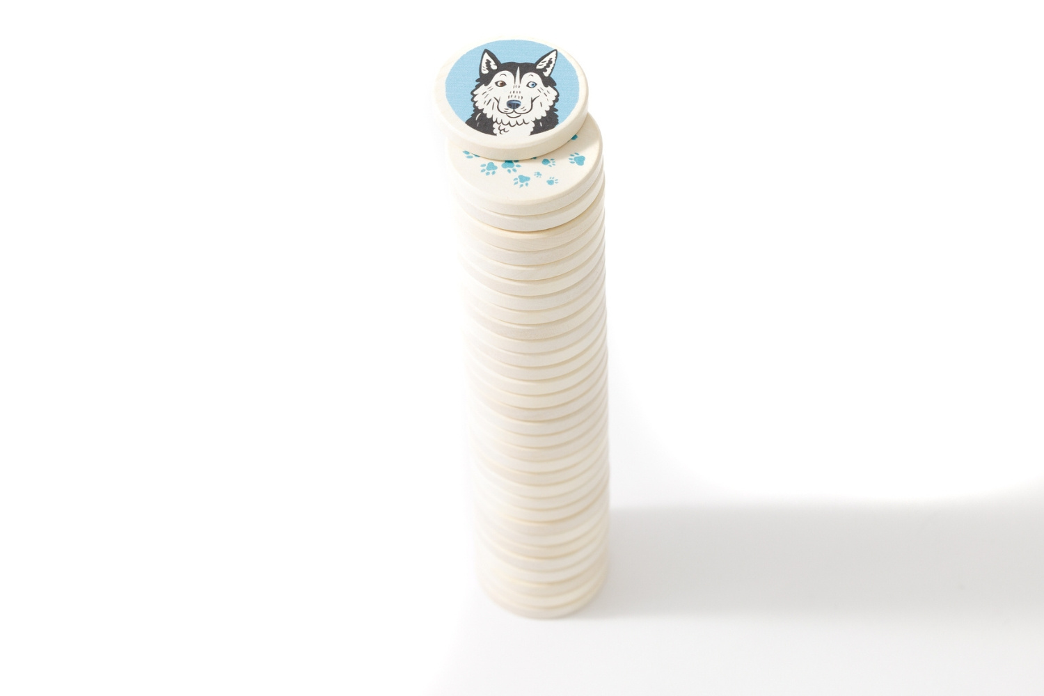 Jouet En Bois - Jeu de Mémoire Race de Chiens Jouet En Bois - Jeu de Mémoire Race de Chiens