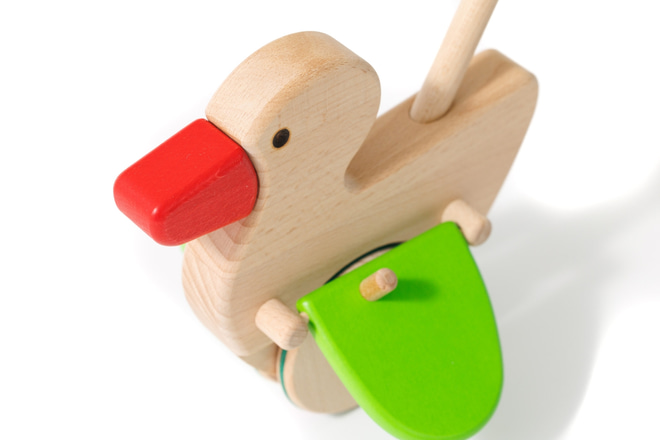 Jouet en bois - Push Toy Canard