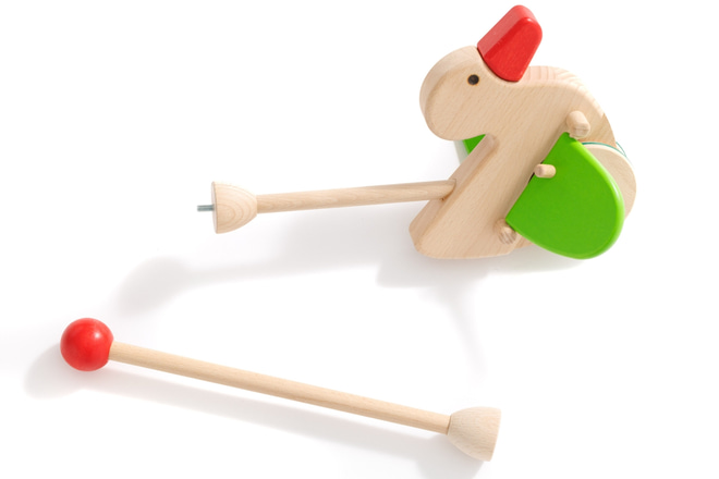 Jouet en bois - Push Toy Canard