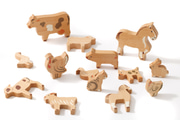 Jouet En Bois - Set Animaux de la Ferme