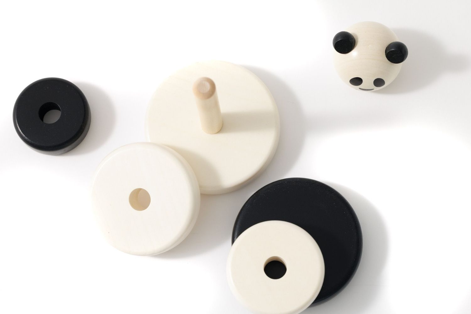 Jouet en bois - Puzzle Pyramide Panda Jouet en bois - Puzzle Pyramide Panda