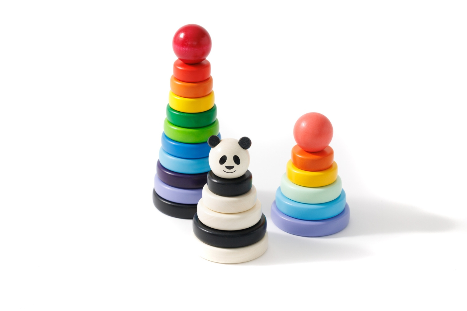 Jouet en bois - Puzzle Pyramide Panda Jouet en bois - Puzzle Pyramide Panda