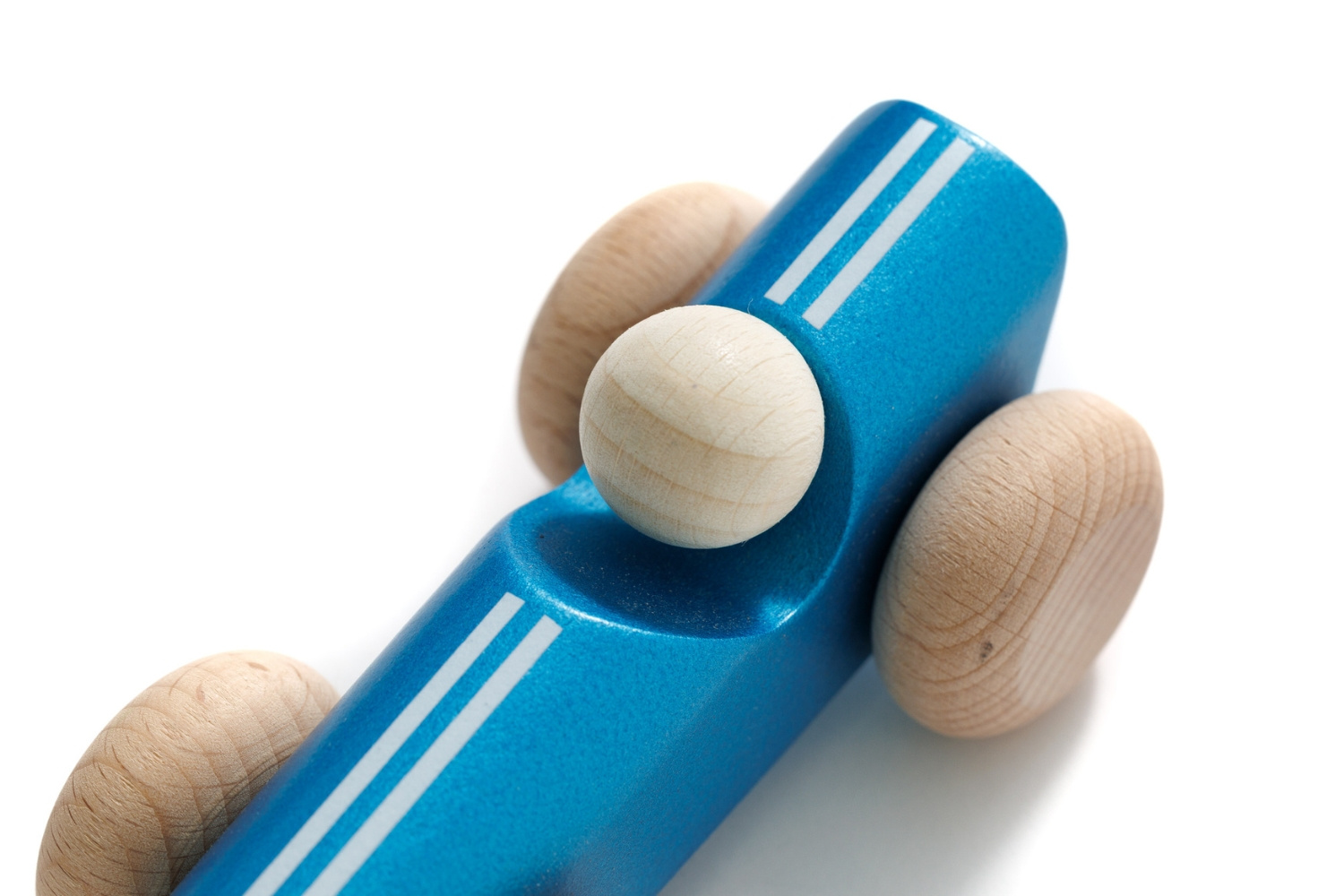 Juguete de madera - Coche de carreras de época Juguete de madera - Coche de carreras de época