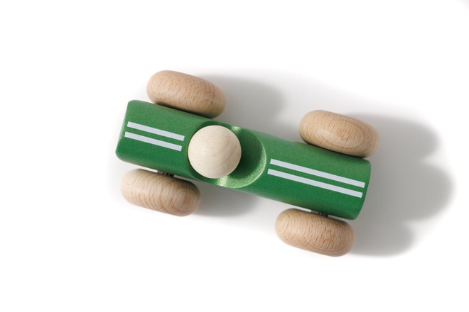 Jouet en bois - Voiture de Course Vintage