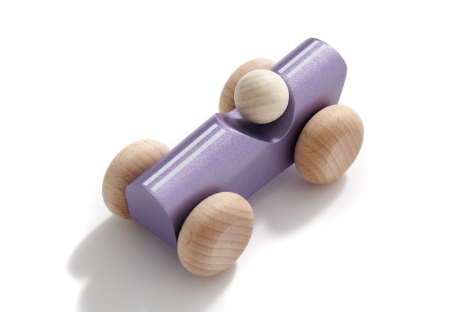 Jouet en bois - Voiture de Course Vintage