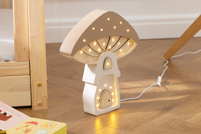 Lampa Little Lights houby cappuccino LED