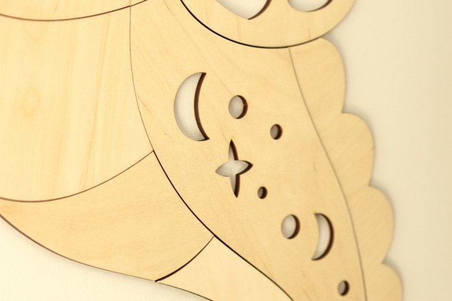 Cigno di legno
