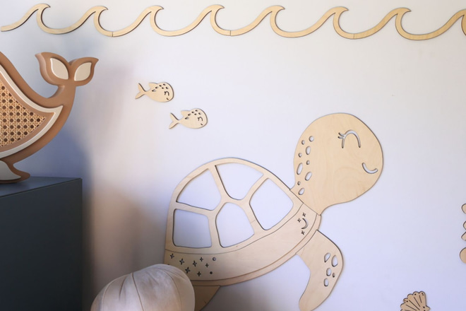 Décoration murale - Hippocampe