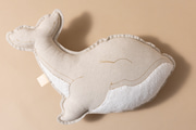 Coussin Baleine en Lin