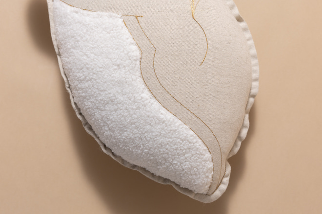 Coussin Baleine en Lin