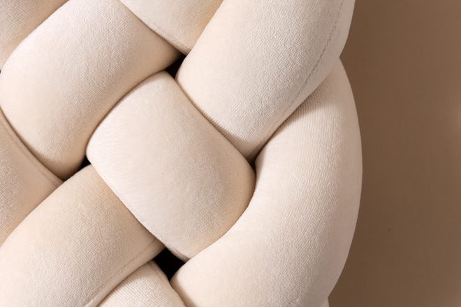 Braided Floor Mattress Almond