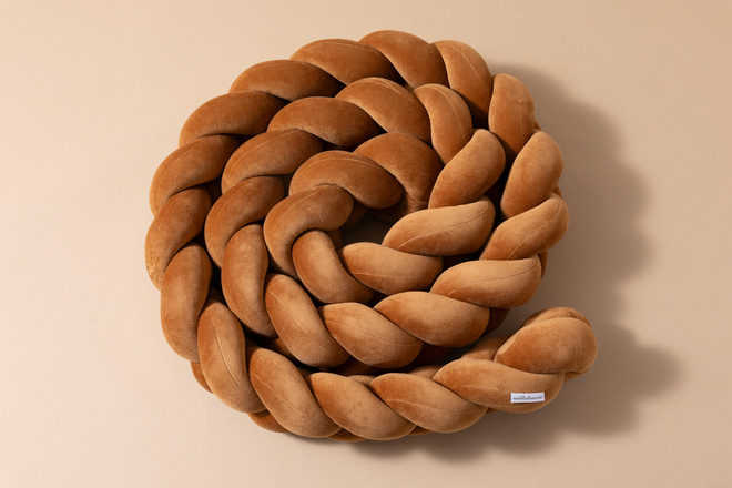 Cinnamon Bed Bumper - 3 Ropes