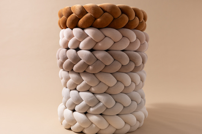 Cinnamon Bed Bumper - 3 Ropes