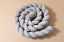 Classic Grey Bed Bumper - 3 Ropes