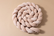 Peach Bed Bumper - 3 Ropes