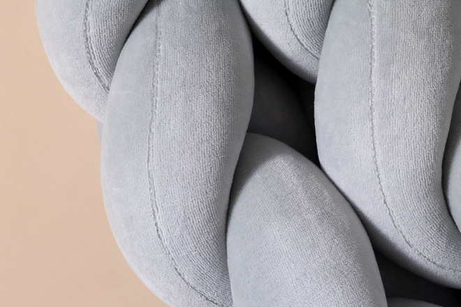 Sage Green Bed Bumper - 3 Ropes