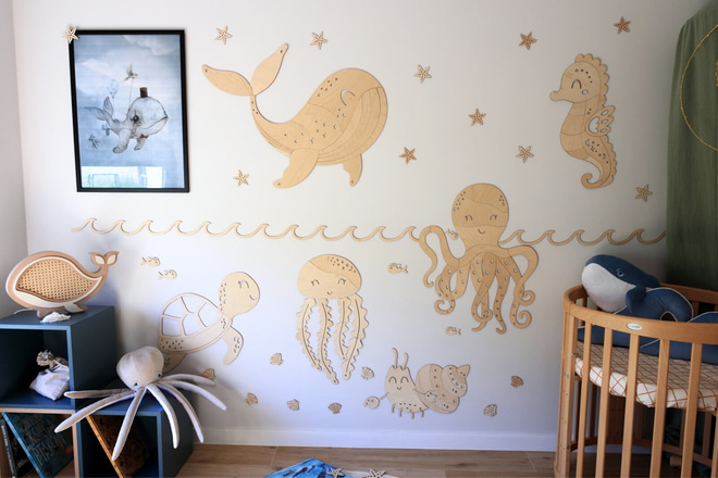 Wooden Octopus