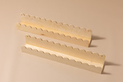 2er-Set Regale Mit Wellenrand - Naturholz