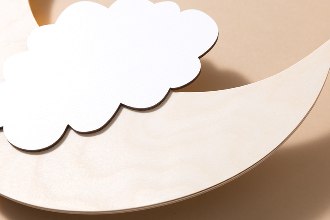 Lampe Croissant de Lune - Naturel