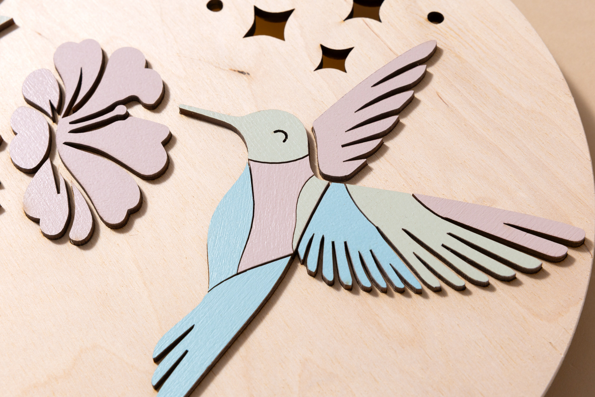 Lampada Colibrì e Fiore Lampada Colibrì e Fiore