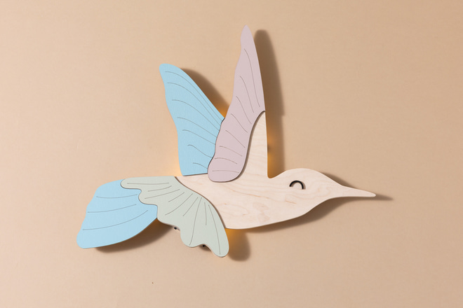 Hummingbird Lamp