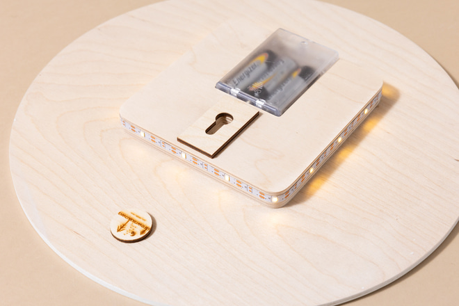 Full Moon Lamp - Blue