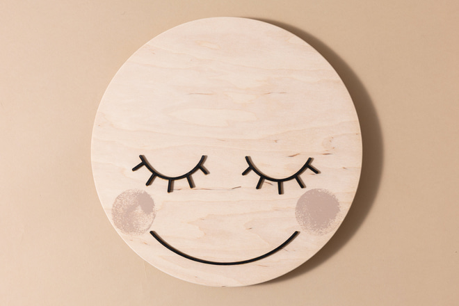Full Moon Lamp - Natural