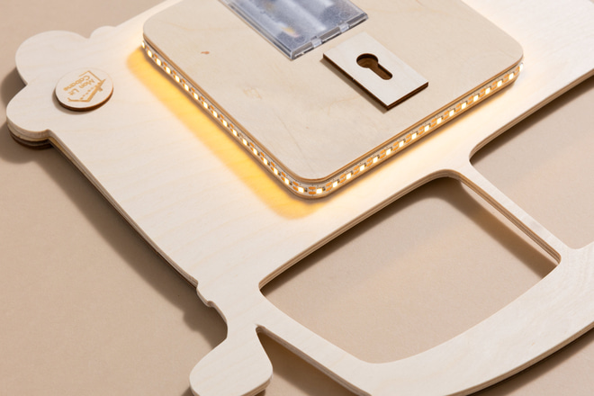 Sage Green Sunshine Van Lamp