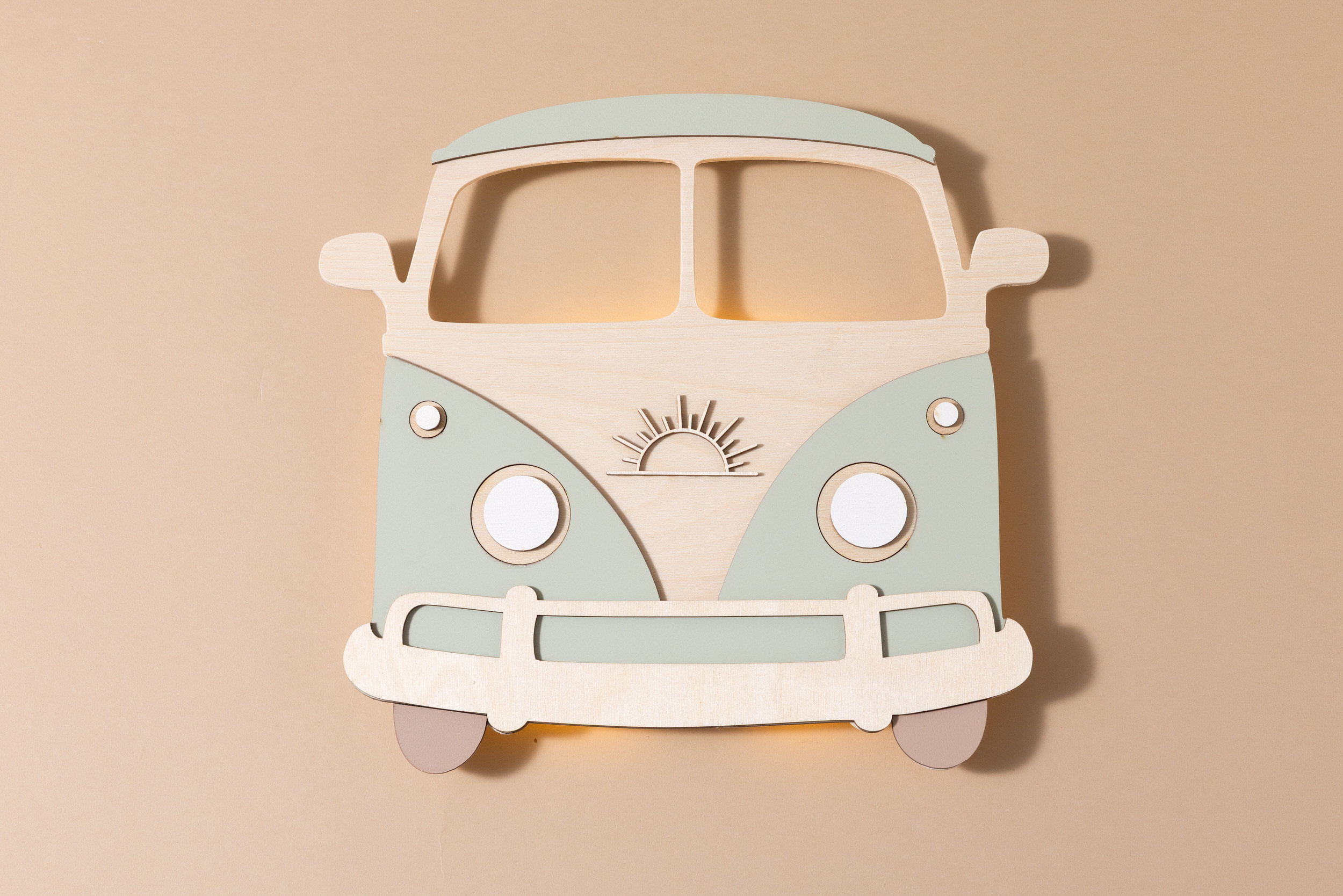 Sage Green Sunshine Van Lamp Sage Green Sunshine Van Lamp
