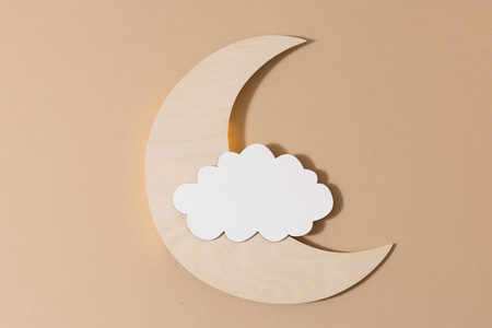 Lampe Croissant de Lune - Naturel